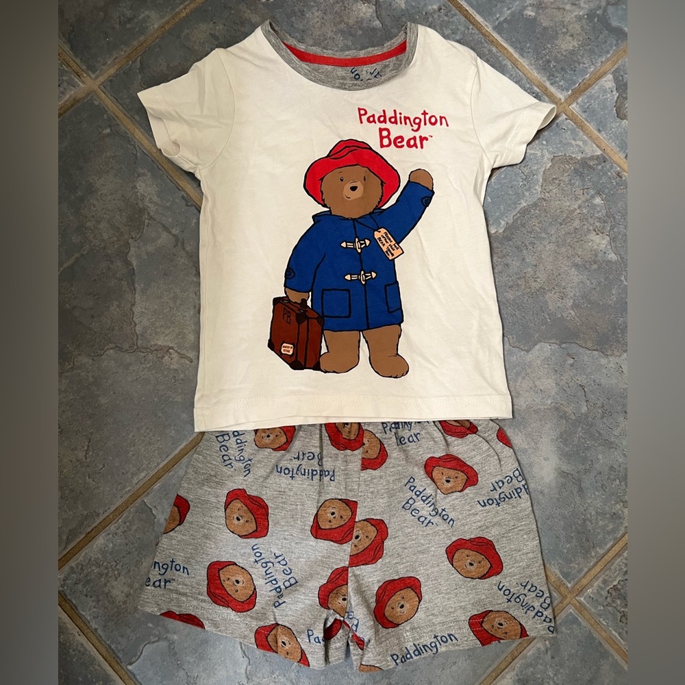 Paddington shorts and T-shirt pj set